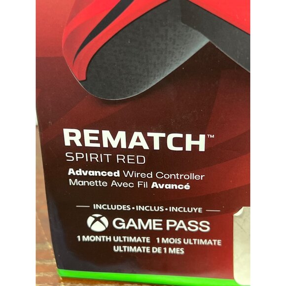 Xbox Rematch Spirit Red Wired Gaming Controller New V3 - Picture 3 of 3